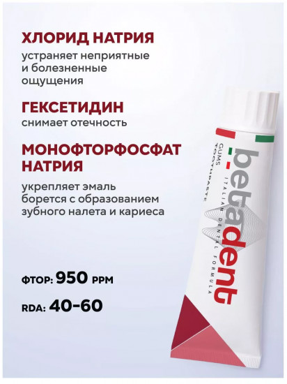 Зубная паста для восстановления десен «Gums»