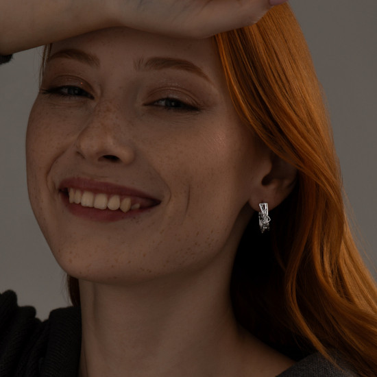 Серьги из серебра женские