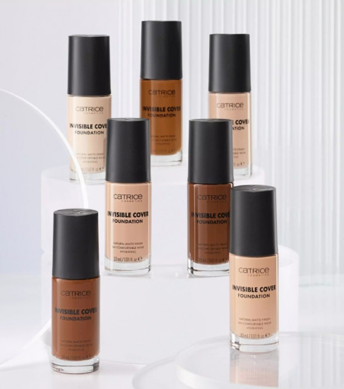 Крем для лица тональный «Invisible Cover Foundation», оттенок 42С Ореховый