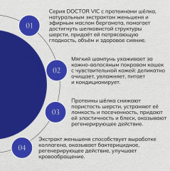Шампунь для кошек с протеинами шелка - Фото 1