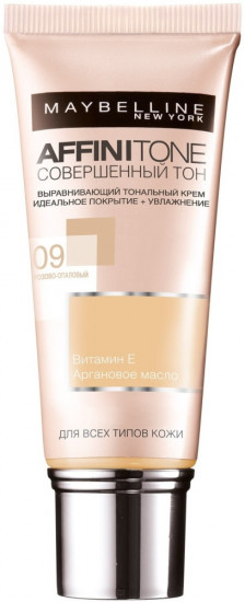 Крем для лица тональный «Affinitone Foundation», оттенок 09 Розово-опаловый