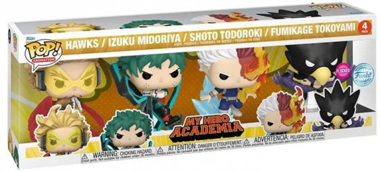 Набор фигурок «Hawks/Izuku/Shoto/Fumikage»