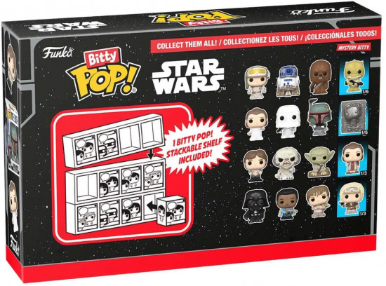 Набор фигурок «Luke, R2-D2, Princess Leia, Mystery»