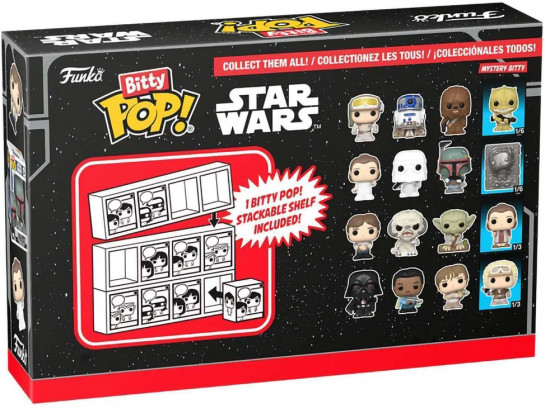 Набор фигурок «Princess Leia, Snowtrooper, Boba Fett, Mystery»