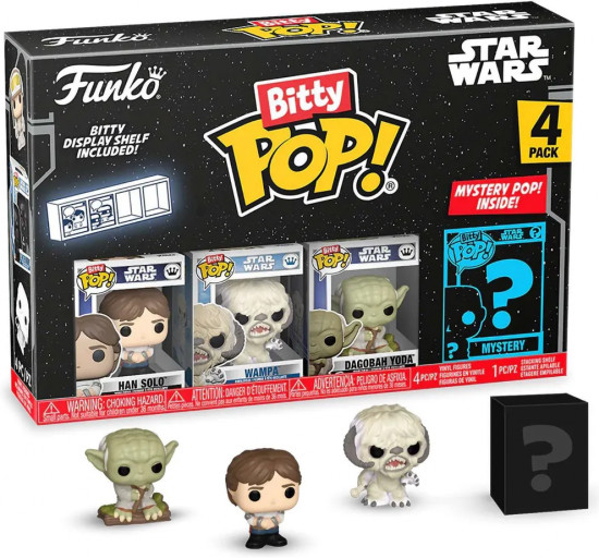 Набор фигурок «Han Solo, Wampa, Dagobah Yoda, Mystery»