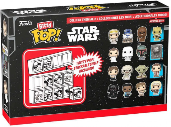 Набор фигурок «Darth Vader, Lando Calrissian, Luke, Mystery»