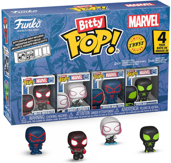 Набор фигурок «Spider-Man Miles, Ghost-Spider, Spider-Man2099, Chase»