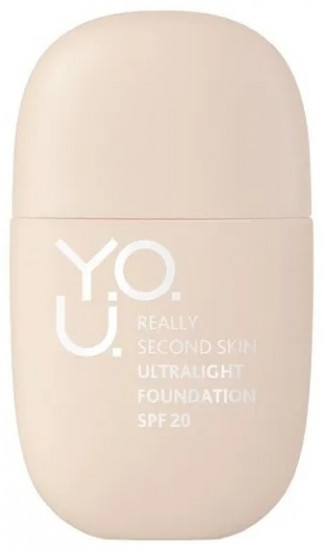 Тональный крем для лица «Y.O.U. Really Second skin», оттенок 10 Light Beige