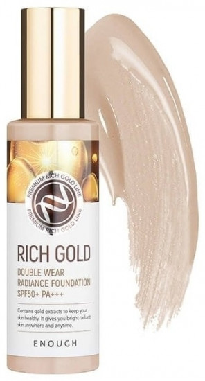Тональный крем для лица SPF50 «Rich Gold Double Wear Radiance Foundation», оттенок 21