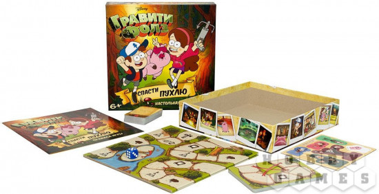 Игра настольная «Гравити Фолз: спасти Пухлю»