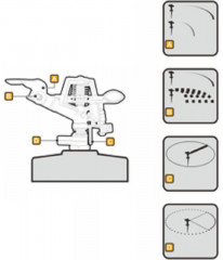 Разбрызгиватель импульсный на треноге с телескопическими ножками «Акватория» - Фото 2