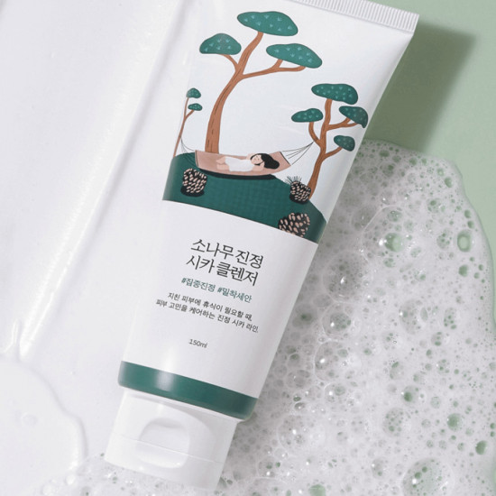 Пенка с экстрактом сосны и центеллы для проблемной кожи «Pine Calming Cica Cleanser»