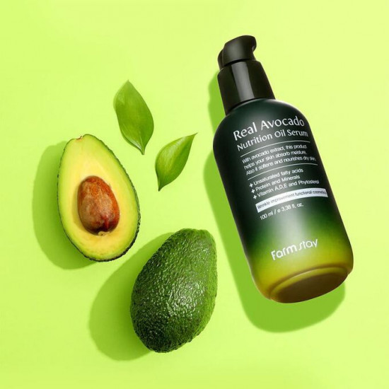 Сыворотка для лица с маслом авокадо питательная «Real Avocado Nutrion Oil Serum»