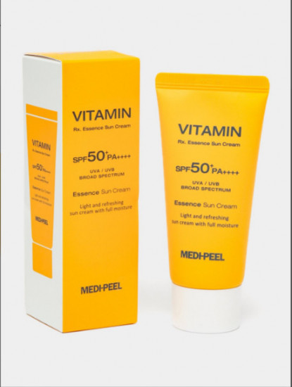 Витаминный солнцезащитный крем «Vitamin Dr. Essence Sun Cream» SPF 50+