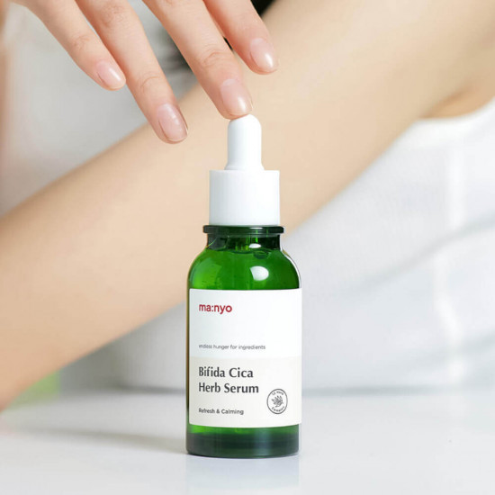 Сыворотка для лица успокаивающая против воспалений «Bifida Cica Herb Serum»