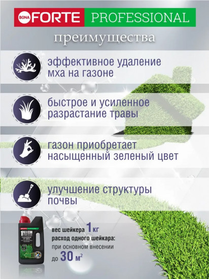 Удобрение газонное от мха