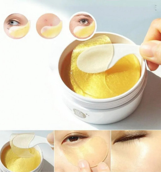 Патчи с колоидным золотом и коллагеном «Collagen Luxury Gold Hydrogel Eye & Spot Patch»