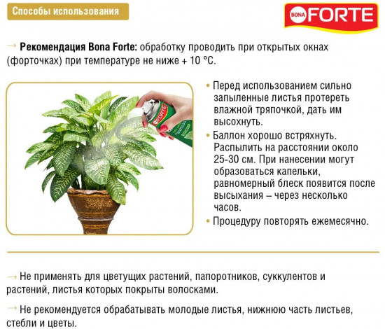 Блеск для листьев