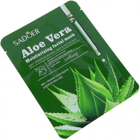 Увлажняющая и успокаивающая маска с алоэ вера «Aloe Moisturizing and Soothing facial mask»