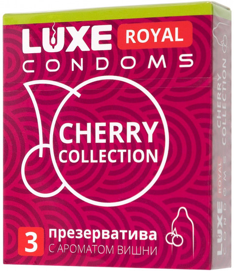 Презервативы с ароматом вишни Royal Cherry Collection