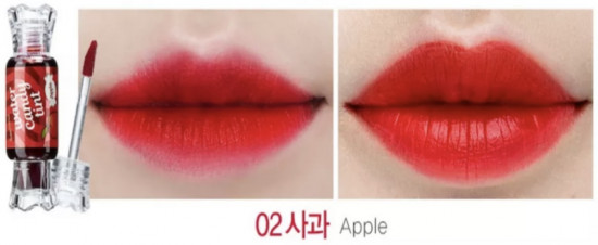 Тинт-мусс для губ «Water Candy Tint», тон 02 Apple