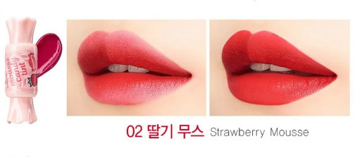 Тинт-мусс для губ «Mousse Candy Tint», тон 02 Strawberry