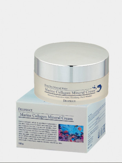 Крем для лица с морской водой и коллагеном минеральный «Marine Collagen Mineral Cream»