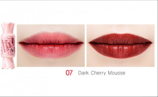 Тинт-мусс для губ «Mousse Candy Tint», тон 07 Dark Cherry