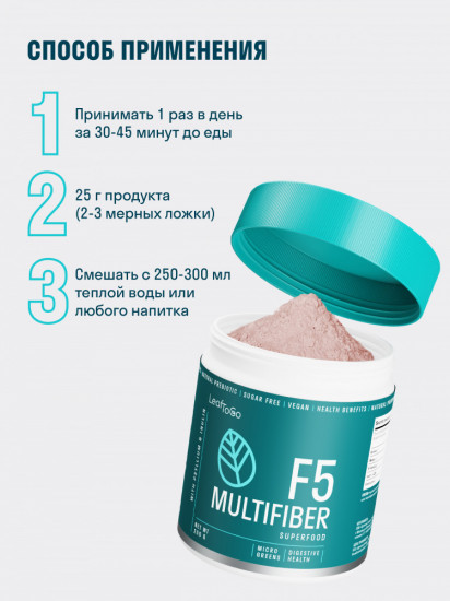 Капсулы «Мультикомпонентная клетчатка Ф5»