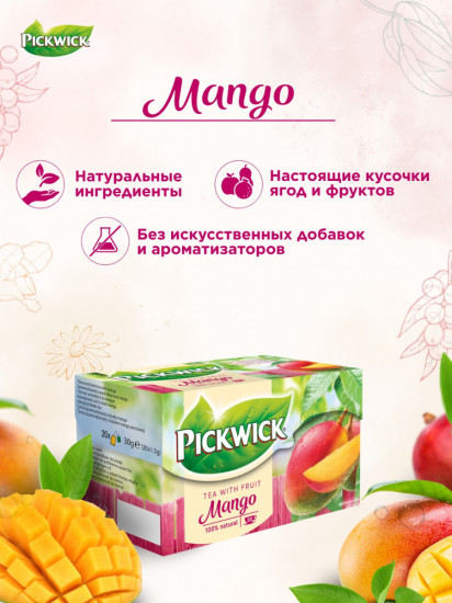 Чай черный пакетированный «Mango»