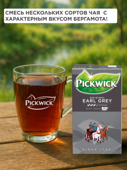 Чай черный пакетированный с бергамотом «Earl Grey»