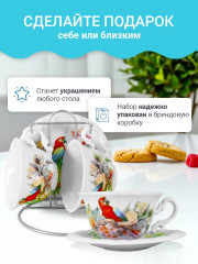 Чайный набор фарфоровый на две персоны - Фото 3