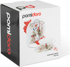 Чайный набор фарфоровый на две персоны - Фото 7