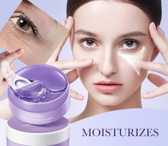 Укрепляющие патчи для глаз с виноградными косточками «Grape Seeds Firming Eye Mask»
