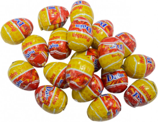 Яйца шоколадные в подарочной коробке «Daim»