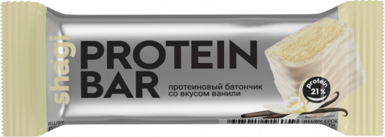 Набор протеиновых батончиков со вкусом ванили «Shagi»