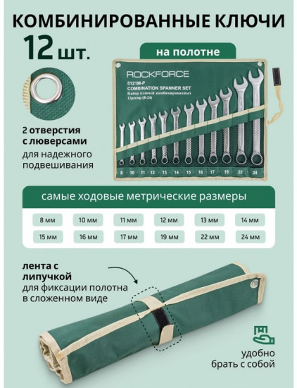 Набор ключей комбинированных