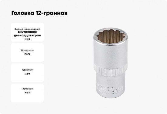 Головка торцевая