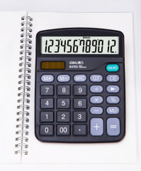 Калькулятор настольный с наклонным дисплеем и двойным питанием - Фото 2