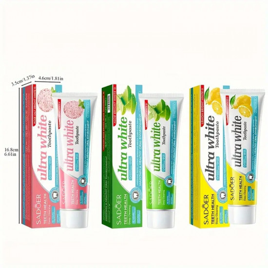 Отбеливающая зубная паста с розовой солью «Rose Salt Bright White Stain Removing Toothpaste»