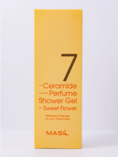 Гель для душа с ароматом малины и жасмина «7 Ceramide Perfume Shower Gel Sweet Flower»