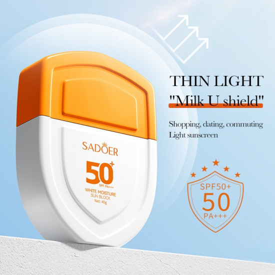 Отбеливающий увлажняющий солнцезащитный крем SPF50+ PA+++