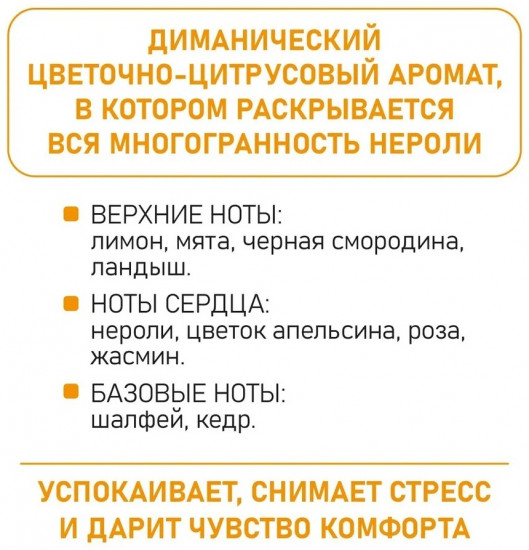 Парфюмированная вода «Любовь нероли»