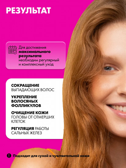 Лосьон для кожи головы укрепляющий с ниацинамидом 2%, кофеином 0.5%, салициловой кислотой 0.5%