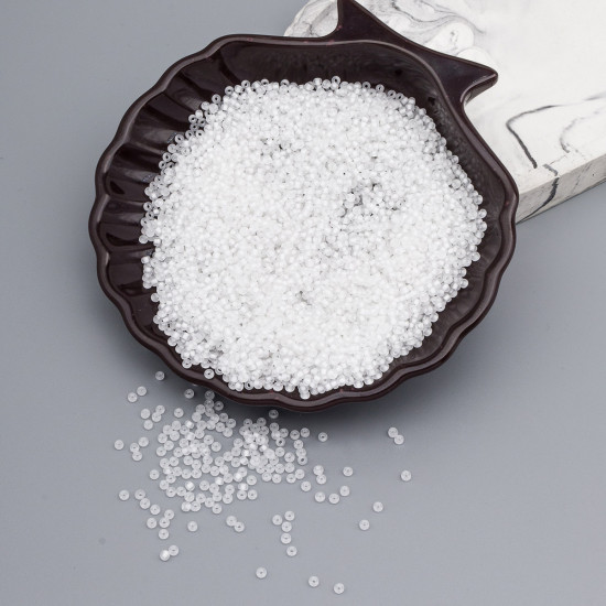 Бисер прозрачный с цветным центром, цвет 38302