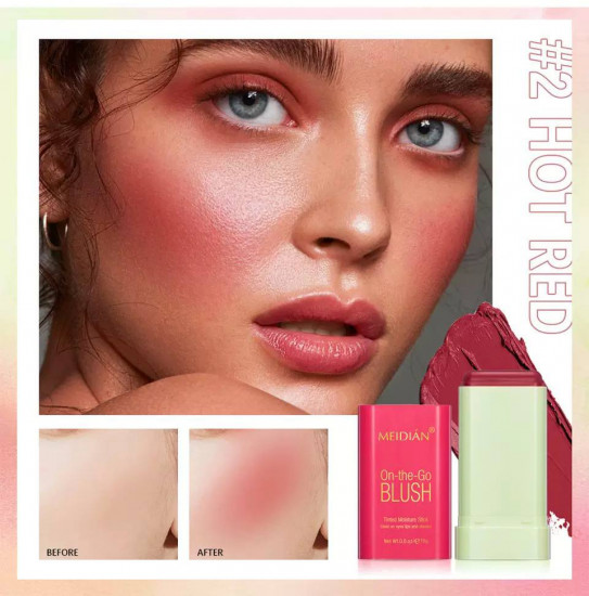 Тинт-румяна для лица, оттенок 2 Hot Red