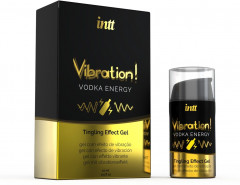  Гель жидкий интимный с эффектом вибрации Vibration! Vodka Energy - Фото 1