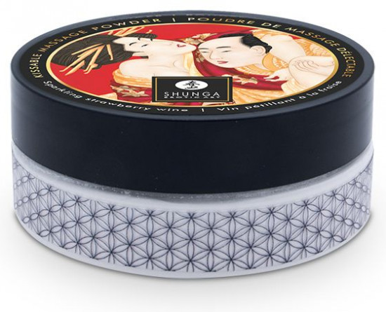 Массажная пудра с ароматом клубники и шампанского Strawberry Wine