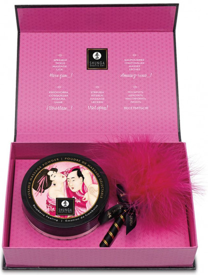 Массажная пудра с ароматом малины Raspberry Feeling