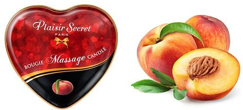 Свеча массажная с ароматом персика Bougie Massage Candle